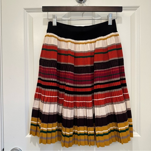Weekend Max Mara Multicolor Turtleneck Fitted Sweater & Skirt SET Spring Sz:Xs/S - Picture 13 of 16